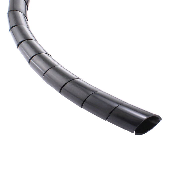 Spiral Wrap 1/2 in. OD Black 20ft. roll - am-0797a - migrated