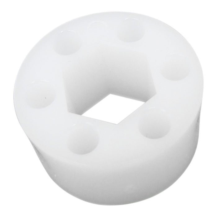 0.500 in. ID 1.125 in. OD 0.570 in. Long Polypropylene Hex Bore Spacer - am-1305 - migrated