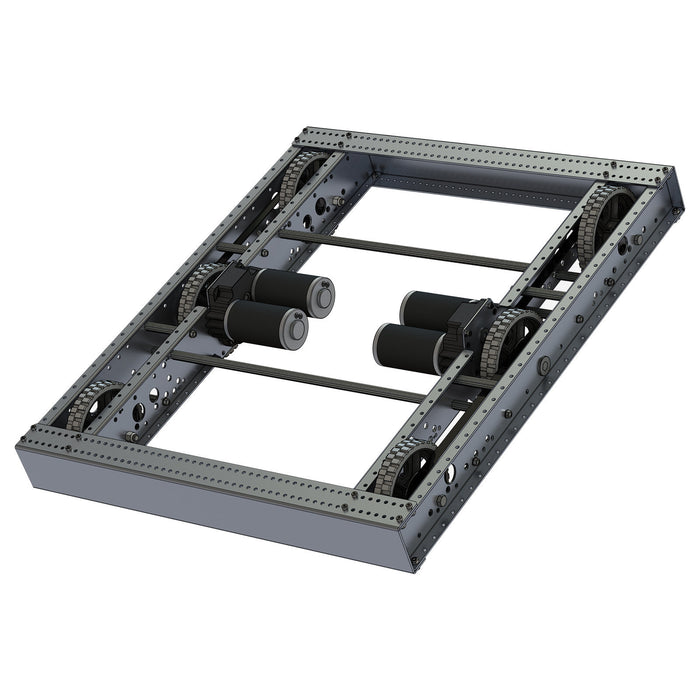 AM14U4 - 6 Wheel Drop Center Robot Drive Base - FIRST Kit of Parts Chassis - am-14U4_1 - Image-1 - migrated