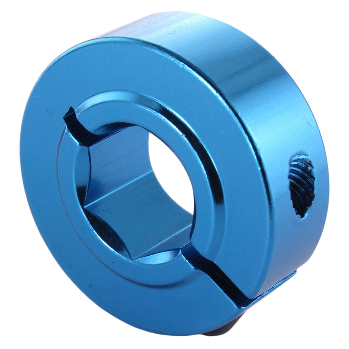 1/2 in. Hex Collar Clamps - am-1526_blue - Type=1 part, Thickness=HD (0.5 in.), Color=Blue - migrated