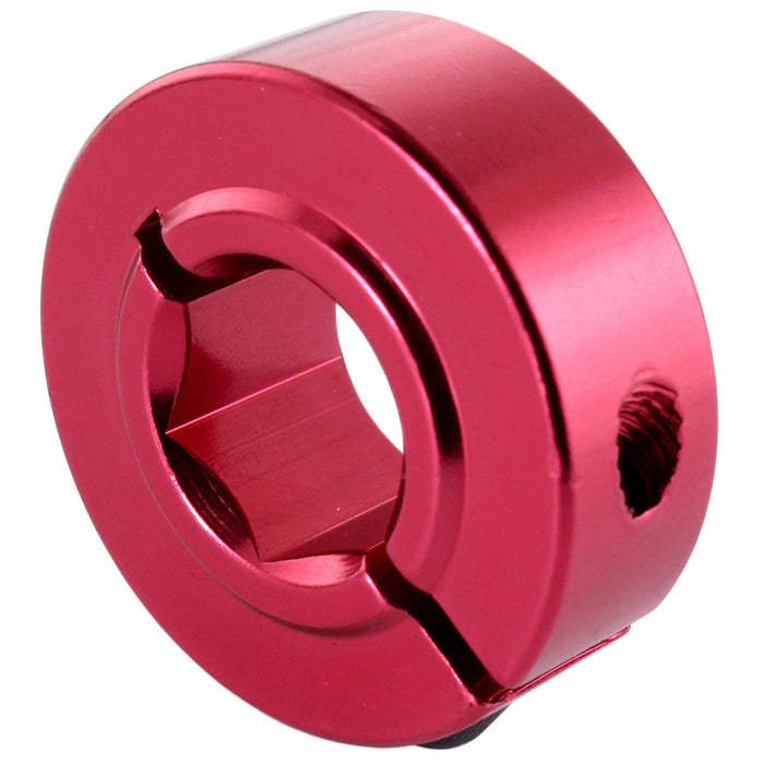 1/2 in. Hex Collar Clamps - am-1526_red - Type=1 part, Thickness=HD (0.5 in.), Color=Red - migrated