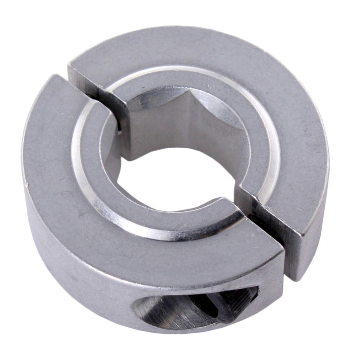 1/2 in. Hex Collar Clamps - am-1634 - Type=2 part, Thickness=HD (0.5 in.), Color=Silver - migrated