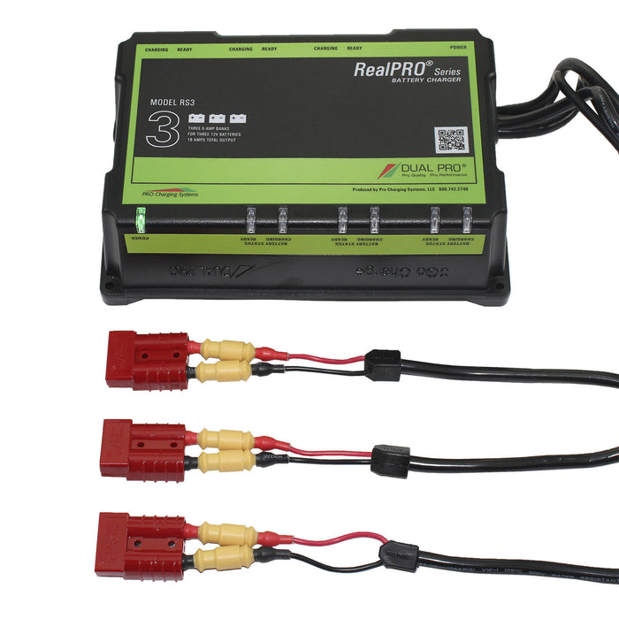 Battery Charger 3 Bank 6 Amp Dual Pro RS3 with SB50 Connectors - am-2026 - migrated