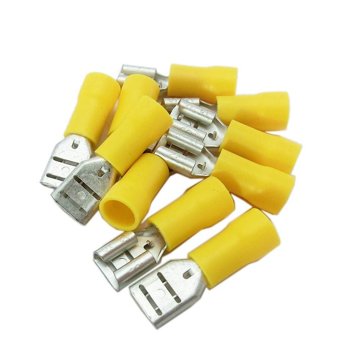 10-12 AWG Yellow Female Connector Qty. 10 - am-2211 - migrated