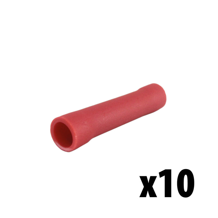 16-22 AWG Red Butt Connector Qty. 10 - am-2639 - migrated