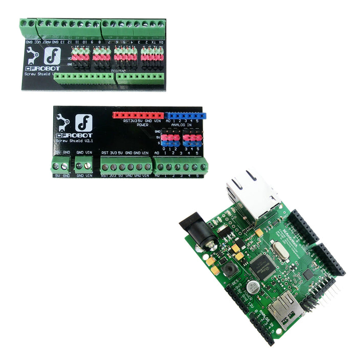 Ethernet Arduino and Peasy Breakout Board Combo - am-2734 - migrated
