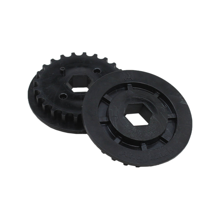 24T Plastic HTD Pulleys - am-3402 - Bore=0.375 in. Hex - migrated