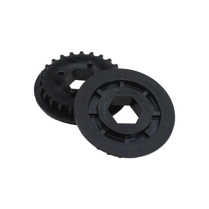 24T Plastic HTD Pulleys - am-3403 - Bore=0.500 in. Hex - migrated