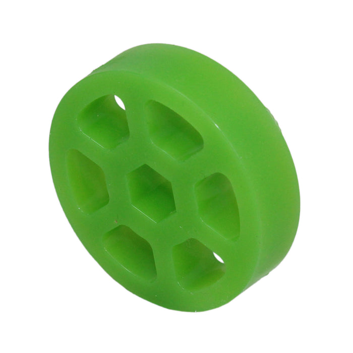Compliant Wheels - am-3462_green - Diameter=2 inch, Durometer=35A, Bore=1/2 in Hex - migrated