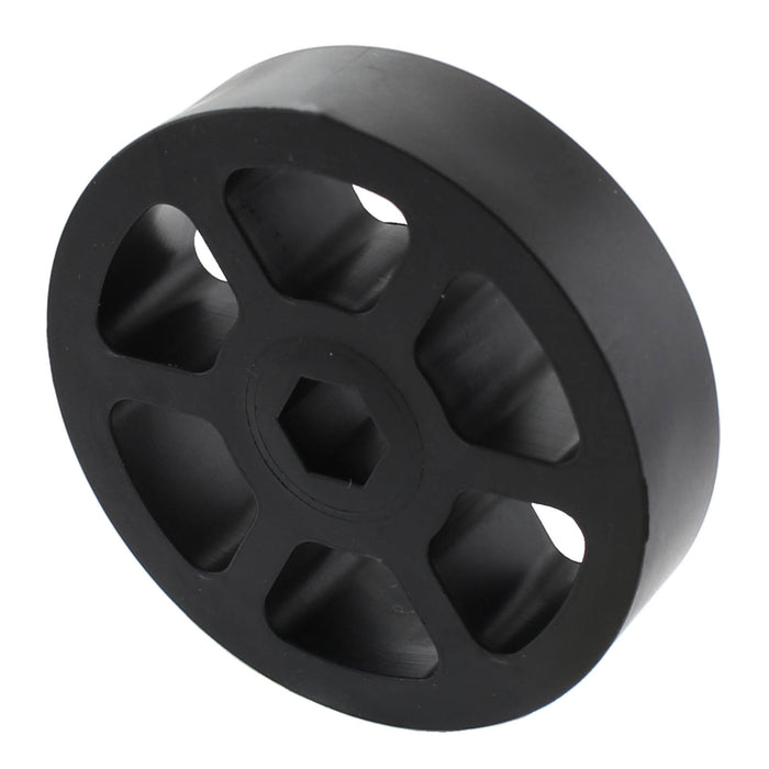 Compliant Wheels - am-3571_black - Diameter=2 inch, Durometer=60A, Bore=3/8 in Hex - migrated