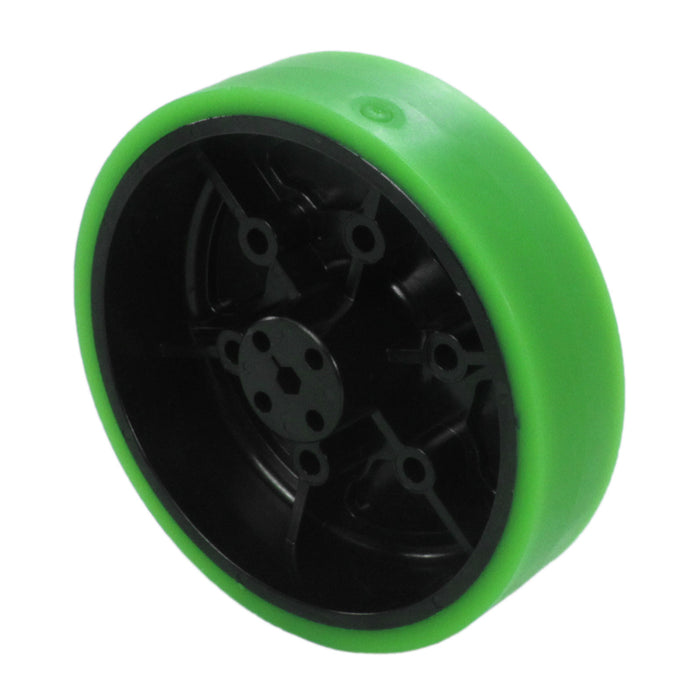 Stealth and Sushi Wheels - am-3665_green - Durometer=35A, Bore=5 mm Hex, Diameter=4 inch - migrated