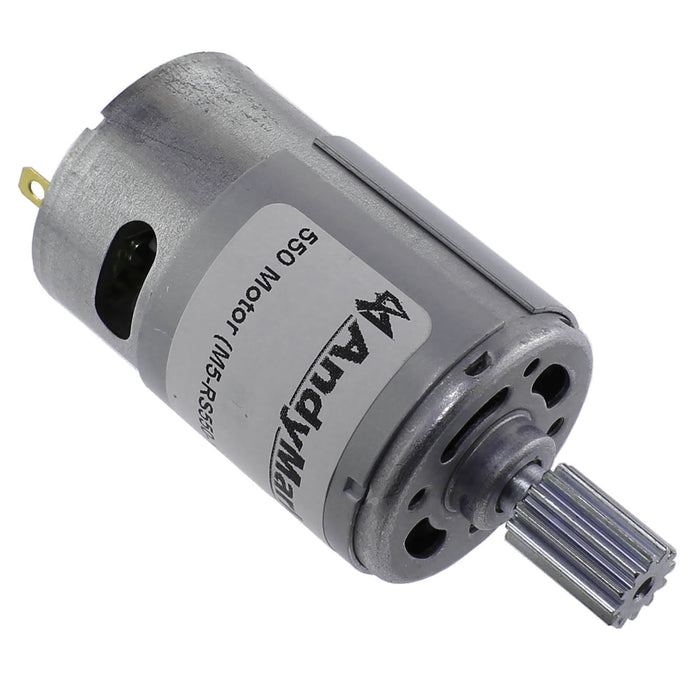 BaneBots 550 Motor - am-3830_12t - Pinion Option=12 Tooth for 32DP Gearboxes - migrated