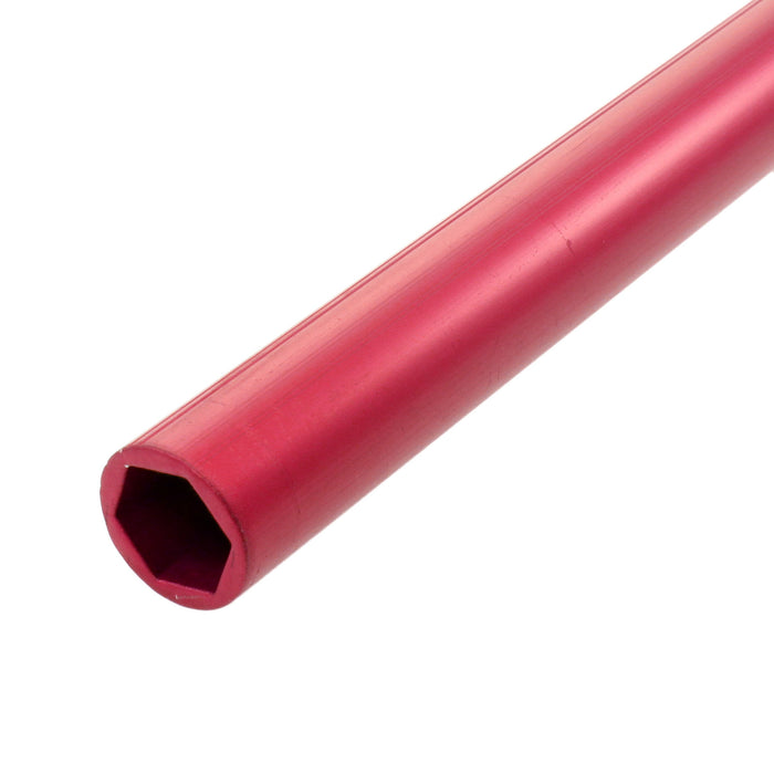 0.5 in. Aluminum Hex Spacer Stock - am-3896-3_red - Length=36 inch, Color=Red - migrated