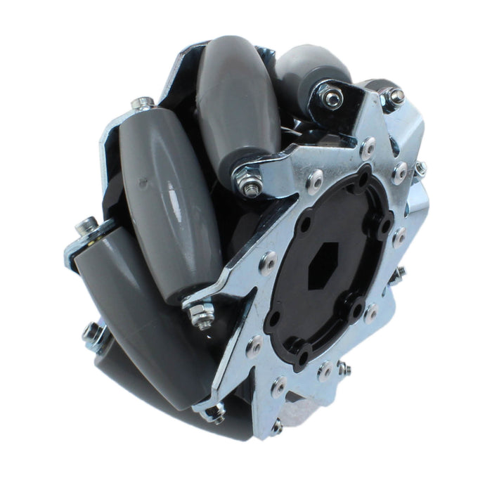 4 in. HD Mecanum Wheels - am-3918L - Mecanum Wheel=Left, Bore=1/2 in. Hex - migrated