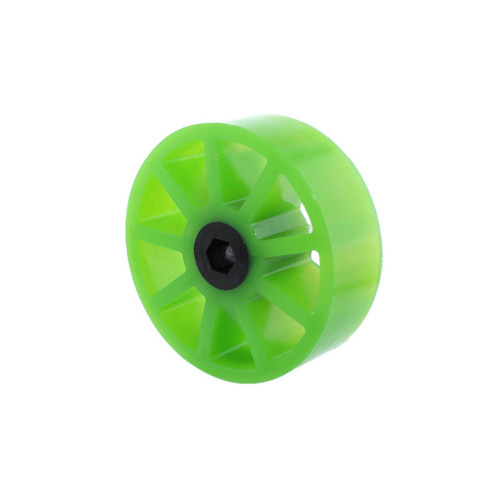Compliant Wheels - am-3946_green - Diameter=3 inch, Durometer=35A, Bore=3/8 in Hex - migrated