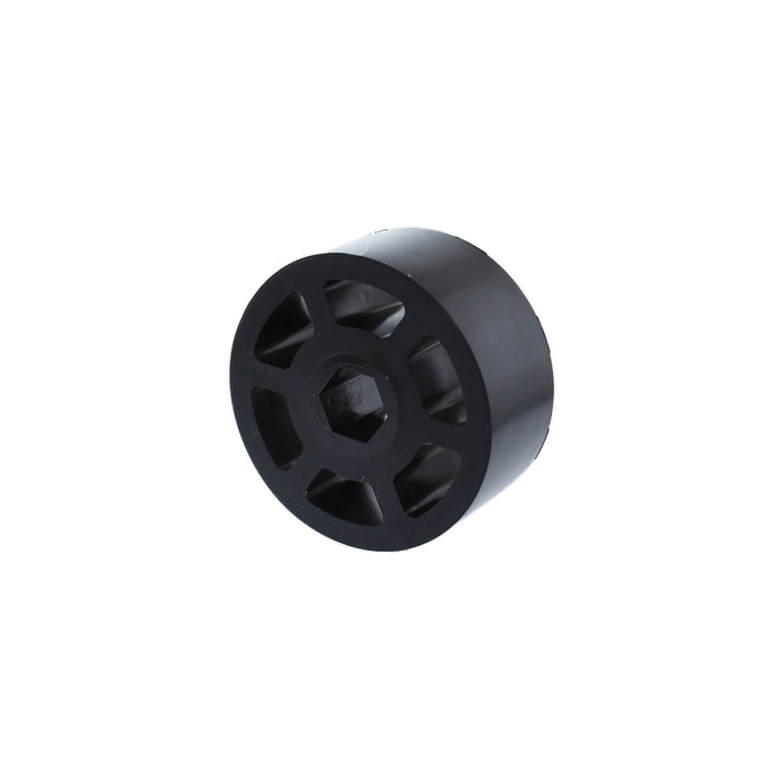 Compliant Wheels - am-3949_black - Diameter=2 1/4 inch, Durometer=60A, Bore=1/2 in Hex - migrated