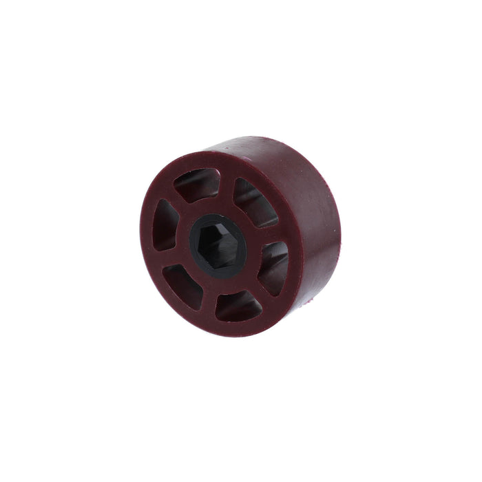 2.25 in. HD Compliant Wheel, 1/2 in. Hex Bore, 45A Durometer - am-3949_maroon - migrated