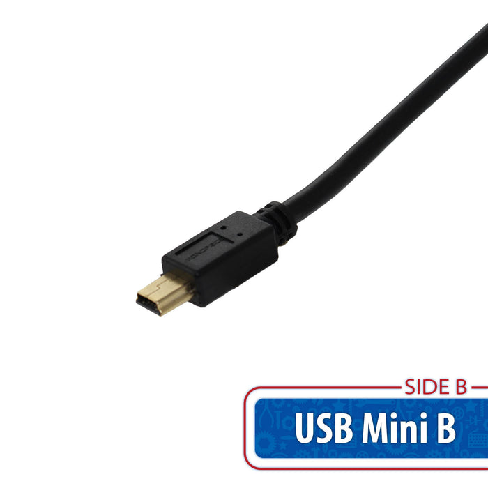 USB A to Mini B Cable - am-4015_3 - Image-3 - migrated