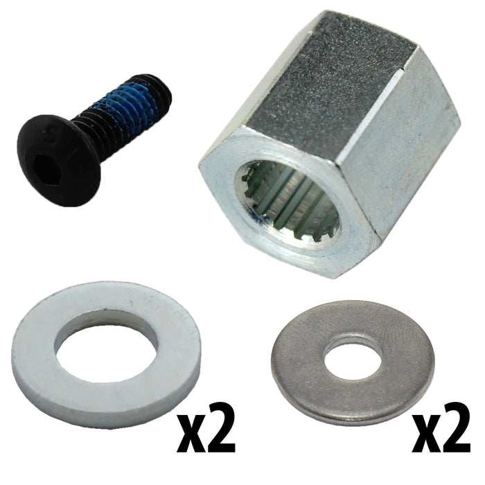Falcon 500 Spline to 1/2 in. Hex Shaft Adapter - am-4187_short - Size=0.5 in. Long - migrated