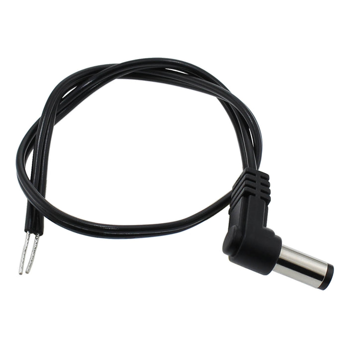 5.5 mm Right Angle Male Barrel 24 AWG Cable - am-4356a - migrated