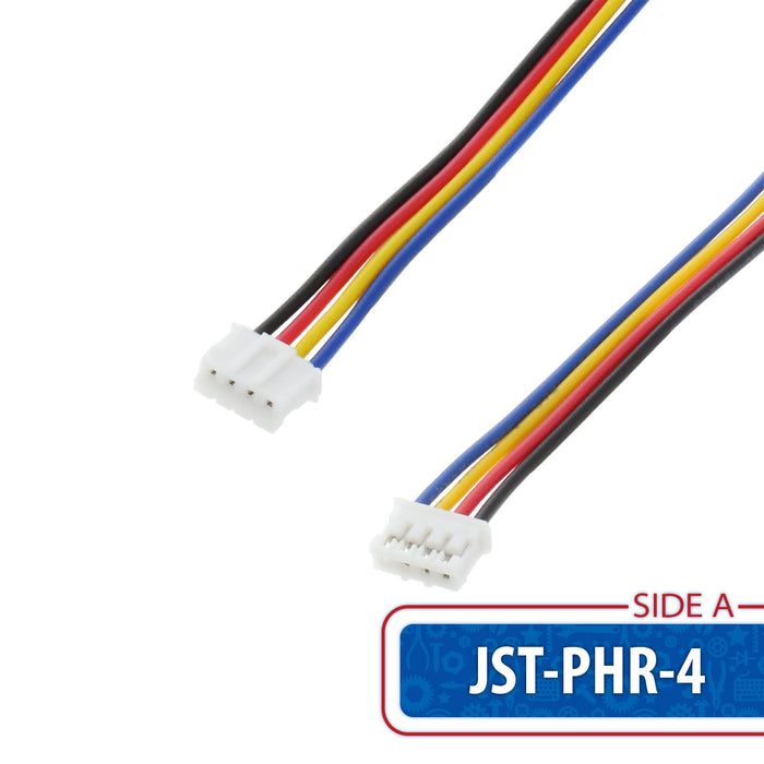 JST-PHR-4 to 4-Pin 0.1 in. Female Adapter Cable - am-4363_2 - Image-2 - migrated