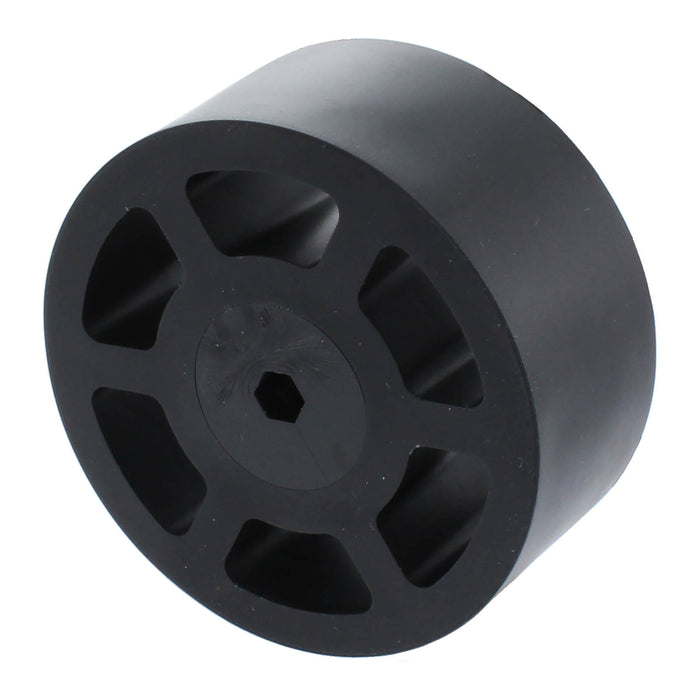 Compliant Wheels - am-4536_black - Diameter=2 1/4 inch, Durometer=60A, Bore=5 mm Hex - migrated