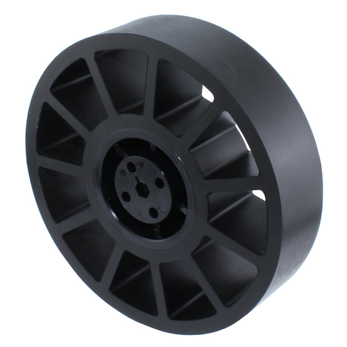 Compliant Wheels - am-4538_black - Diameter=4 inch, Durometer=60A, Bore=5 mm Hex - migrated