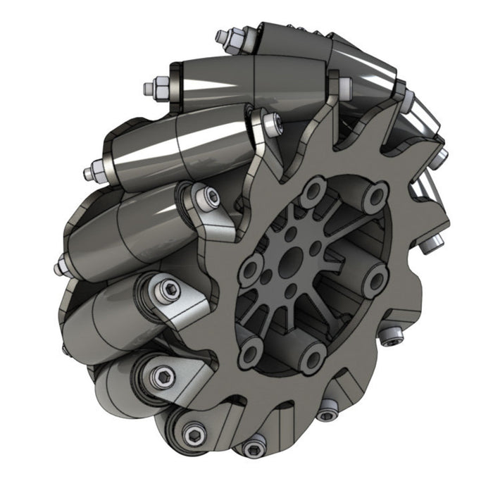 4 in. BB Mecanum Wheels - am-4734R - Bore=Nub Bore, Mecanum Wheel=Right - migrated