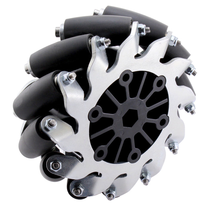 4 in. BB Mecanum Wheels - am-4735R - Bore=0.375 in. Hex Bore, Mecanum Wheel=Right - migrated