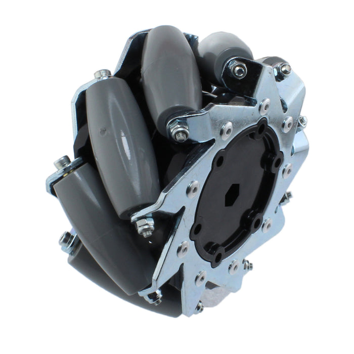 4 in. HD Mecanum Wheels - am-4763L - Mecanum Wheel=Left, Bore=3/8 in. Hex - migrated