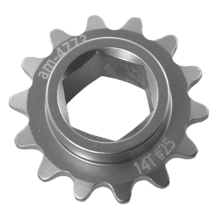 25 Series Symmetrical Hub Sprockets - am-4773 - Tooth Count=14, Bore=500 Hex - migrated