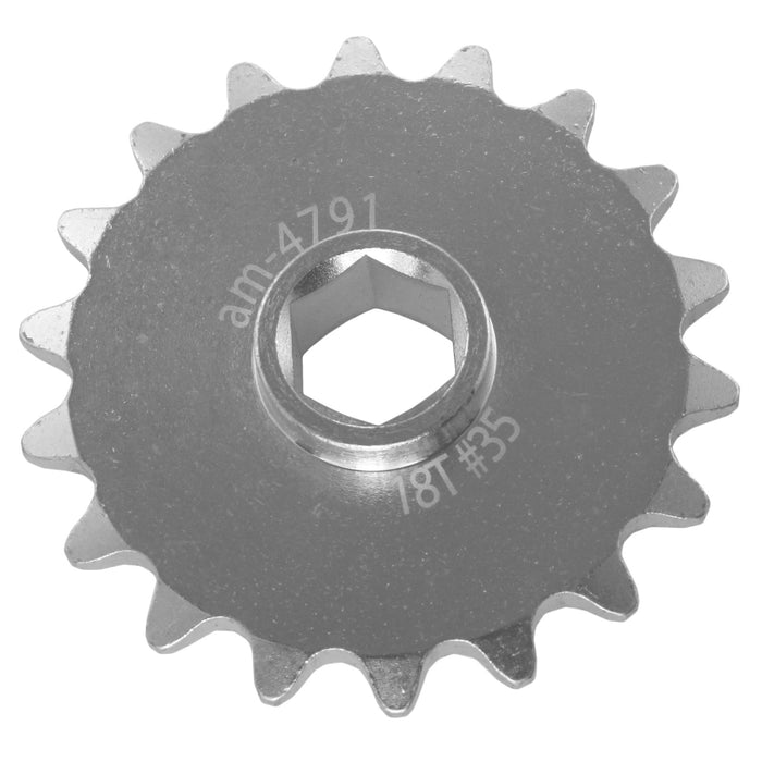 35 Series Symmetrical Hub Sprockets - am-4791 - Tooth Count=18 - migrated