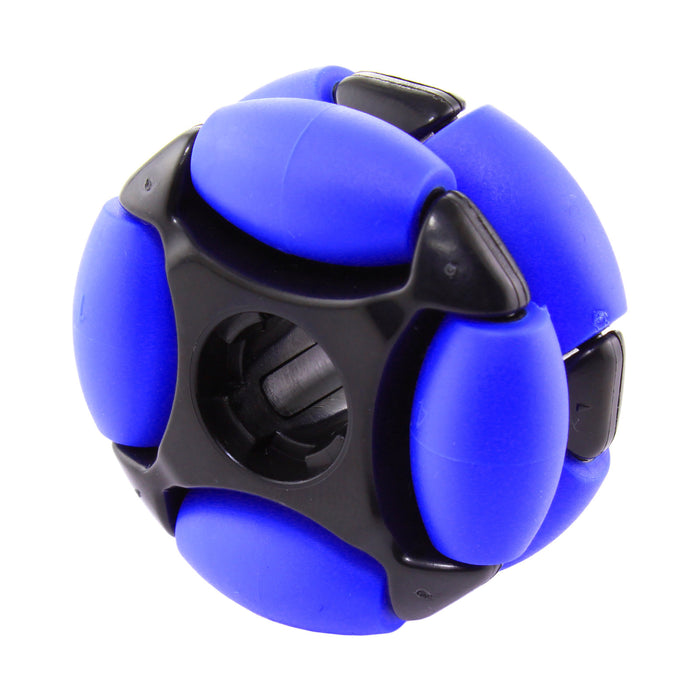 35 mm Dualie Omni Wheel - am-4970_blue - Bore=8 mm Round - migrated