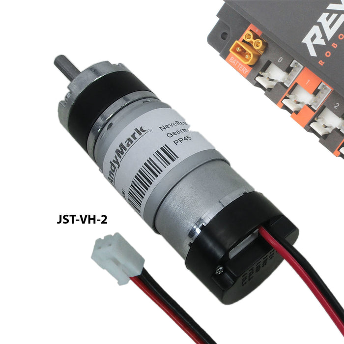 NeveRest Orbital Gearmotors - am-5185b - Gear Ratio=1 to 1 (~6600 RPM), Power Connector=JST-VH-2 - migrated