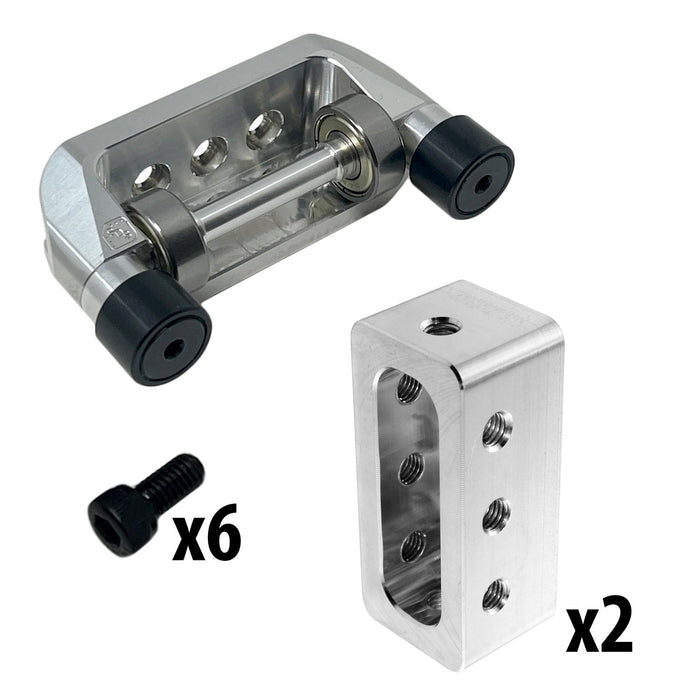 SDS Billet Elevator Bearing Block Kits - am-5566 - Option=Single Corner with 1/16 in Tube Plugs - migrated