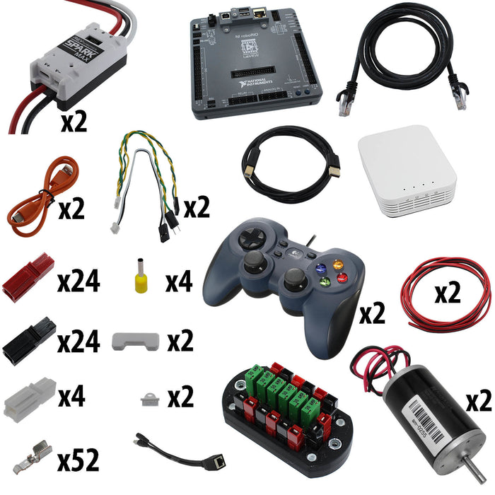 Electronic Bundles Builder - BCRX2C3 - 1) Processor=roboRIO, 2) Speed Controller=Spark MAX, 3) # of Motors=2, 4) Motor Type=CIM, 5) Power Distribution=PP45 Power Board - migrated