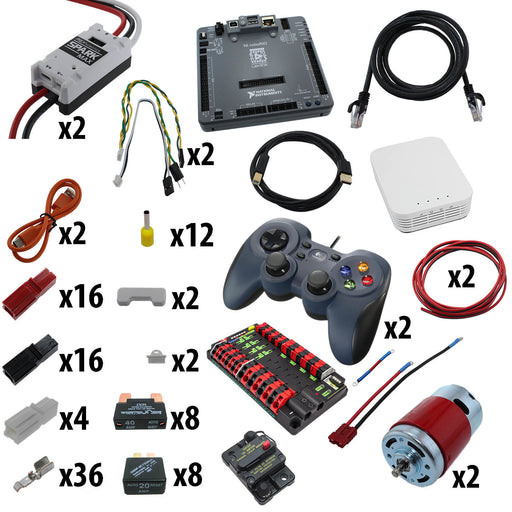 Electronic Bundles Builder - BCRX2RP - 1) Processor=roboRIO, 2) Speed Controller=Spark MAX, 3) # of Motors=2, 4) Motor Type=RedLine, 5) Power Distribution=Power Distribution Panel - migrated