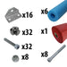 C-Base Bumper Kits - am-0325 - Color=Red - migrated