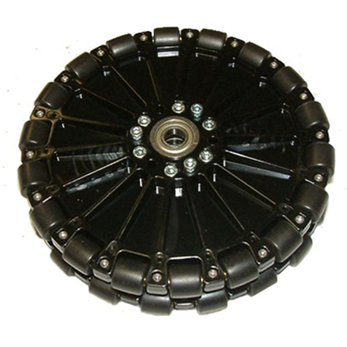 8 in. Dualie Plastic Omni Wheel w/ 1/2 in. Bearings - am-0475 - migrated