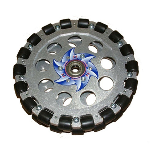 8 in. Aluminum Dualie Omni Wheel w/ 1/2 in. bearings - am-0560 - migrated