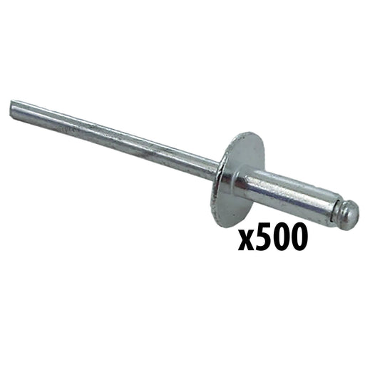 1/8 in. Diameter 0.188 to 0.25 in. Grip Aluminum Rivet Qty. 500 - am-1130 - migrated