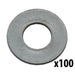 1/4 in. Flat Washer, Stainless Steel [Qty-100] - am-1149 - migrated