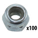 M3 Nylock Nut, Steel [Qty-100] - am-1163 - migrated