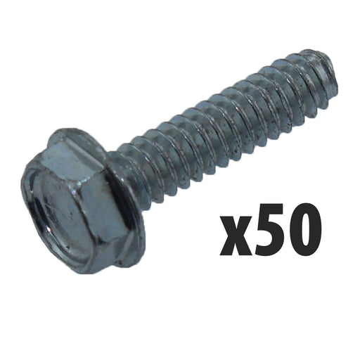 10-24 x 0.75 in. Thread Forming Screw, Hex Washer Head, Qty 50 - am-1165 - migrated