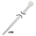 Cable Ties 4 in. Natural Nylon bag of 100 - am-1188 - migrated