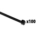 Cable Ties, 14 in., Black, bag of 100 - am-1248 - migrated