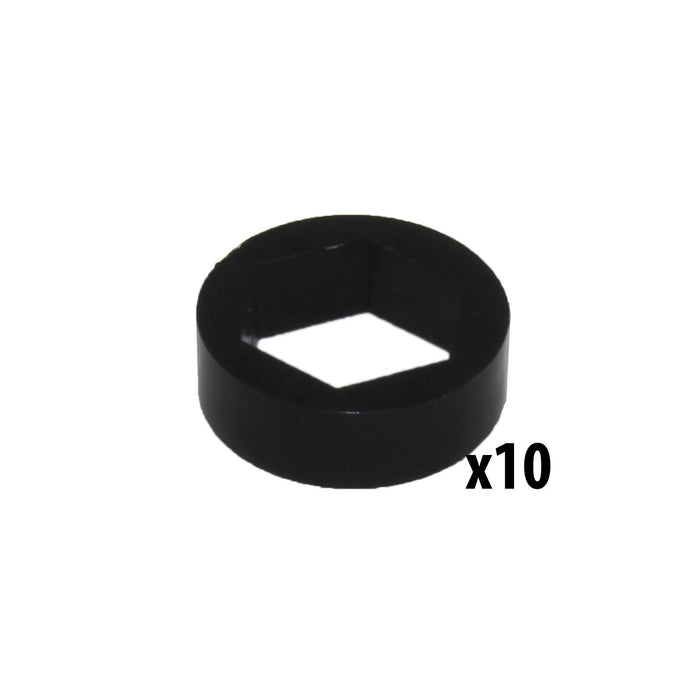 0.500 in. ID 0.768 in. OD 0.250 in. Long Hex Spacer [Qty-10] - am-1365 - migrated