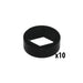 0.500 in. ID 0.768 in. OD 0.250 in. Long Hex Spacer [Qty-10] - am-1365 - migrated