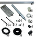 AM14U3 Upgrade Kit for 6WD 8 in. Pneumatic Wheels, no wheels or belts - am-14U3-PN8_nobelt - migrated