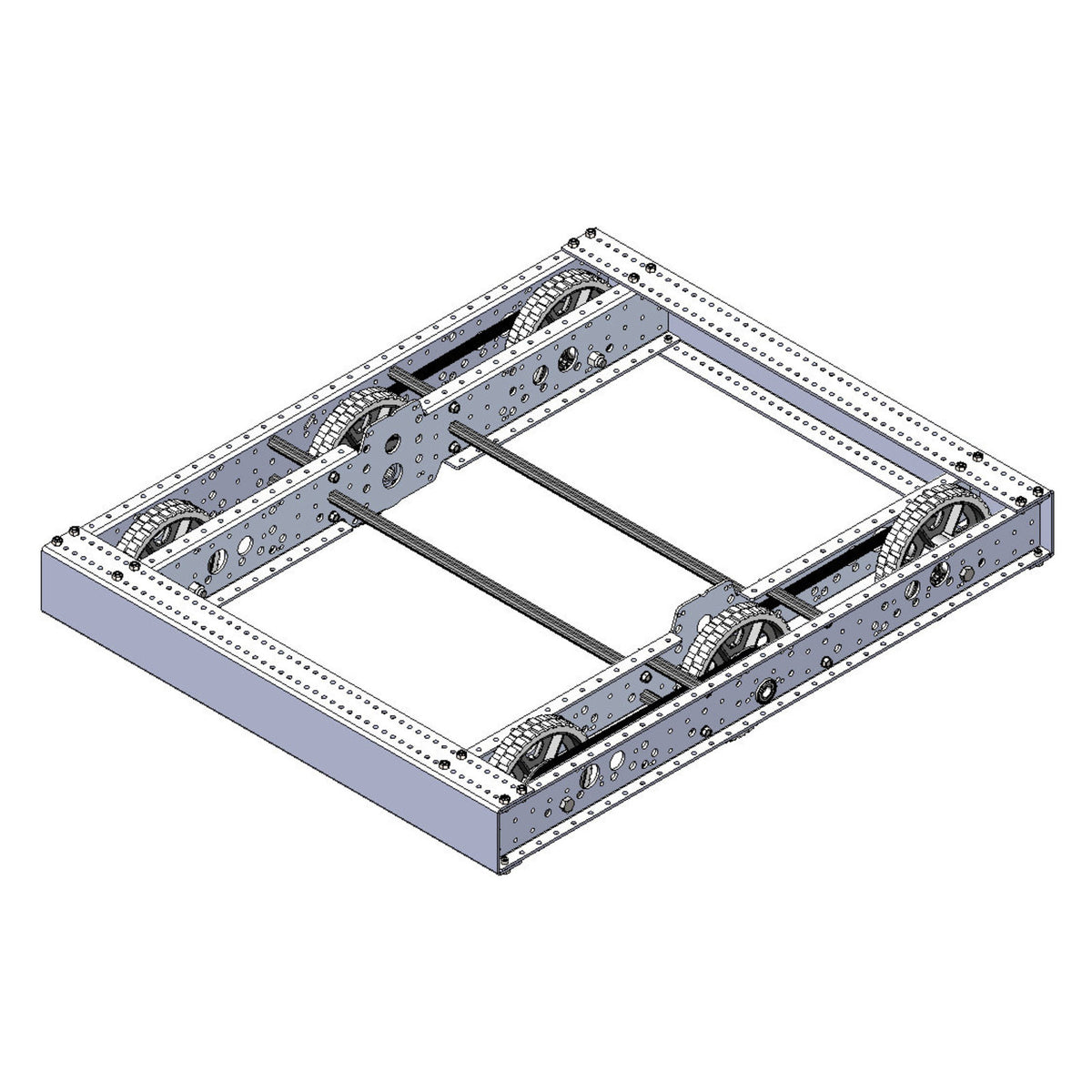 AM14U6 with No Gearboxes — AndyMark